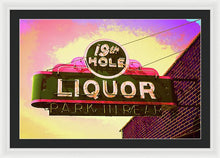 Load image into Gallery viewer, Bar Sign - 19th Hole Liquors - Framed Print