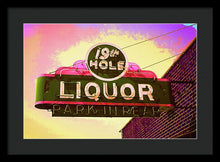 Load image into Gallery viewer, Bar Sign - 19th Hole Liquors - Framed Print