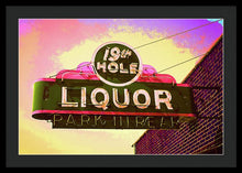 Load image into Gallery viewer, Bar Sign - 19th Hole Liquors - Framed Print