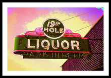 Load image into Gallery viewer, Bar Sign - 19th Hole Liquors - Framed Print