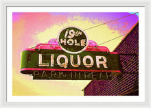 Load image into Gallery viewer, Bar Sign - 19th Hole Liquors - Framed Print