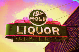 Bar Sign - 19th Hole Liquors - Art Print