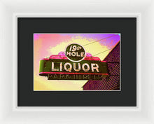 Load image into Gallery viewer, Bar Sign - 19th Hole Liquors - Framed Print