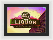 Load image into Gallery viewer, Bar Sign - 19th Hole Liquors - Framed Print