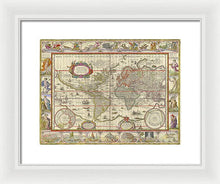 Load image into Gallery viewer, Old World Map  - Framed Print