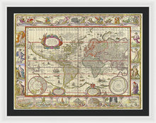 Load image into Gallery viewer, Old World Map  - Framed Print