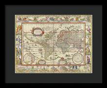 Load image into Gallery viewer, Old World Map  - Framed Print