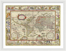 Load image into Gallery viewer, Old World Map  - Framed Print