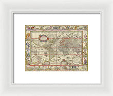 Load image into Gallery viewer, Old World Map  - Framed Print