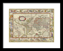 Load image into Gallery viewer, Old World Map  - Framed Print