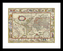 Load image into Gallery viewer, Old World Map  - Framed Print