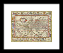 Load image into Gallery viewer, Old World Map  - Framed Print