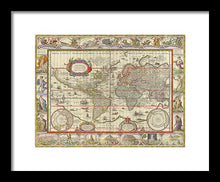 Load image into Gallery viewer, Old World Map  - Framed Print