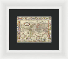 Load image into Gallery viewer, Old World Map  - Framed Print