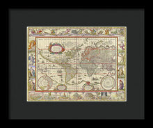 Load image into Gallery viewer, Old World Map  - Framed Print