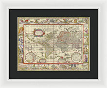 Load image into Gallery viewer, Old World Map  - Framed Print