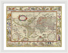 Load image into Gallery viewer, Old World Map  - Framed Print