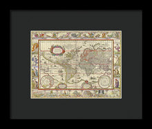 Load image into Gallery viewer, Old World Map  - Framed Print