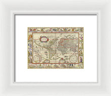 Load image into Gallery viewer, Old World Map  - Framed Print