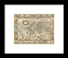 Load image into Gallery viewer, Old World Map  - Framed Print