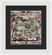 Load image into Gallery viewer, Old Map Of Central Park 1860 - Framed Print