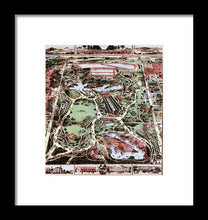 Load image into Gallery viewer, Old Map Of Central Park 1860 - Framed Print