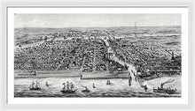 Load image into Gallery viewer, Old Map Of Chicago In 1853 - Framed Print