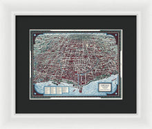 Load image into Gallery viewer, Old Chicago Map 1938 - Framed Print