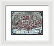 Load image into Gallery viewer, Old Chicago Map 1938 - Framed Print