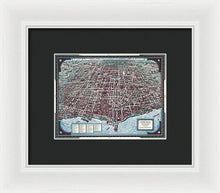 Load image into Gallery viewer, Old Chicago Map 1938 - Framed Print