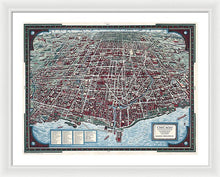 Load image into Gallery viewer, Old Chicago Map 1938 - Framed Print