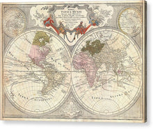 Load image into Gallery viewer, Old 1775 Map Of The World - Acrylic Print