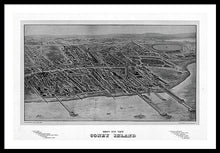 Load image into Gallery viewer, Old Map Of Coney Island 1906 - Framed Print