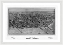 Load image into Gallery viewer, Old Map Of Coney Island 1906 - Framed Print