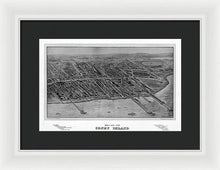 Load image into Gallery viewer, Old Map Of Coney Island 1906 - Framed Print