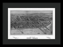 Load image into Gallery viewer, Old Map Of Coney Island 1906 - Framed Print