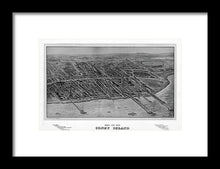 Load image into Gallery viewer, Old Map Of Coney Island 1906 - Framed Print