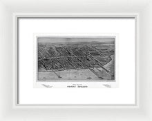 Load image into Gallery viewer, Old Map Of Coney Island 1906 - Framed Print