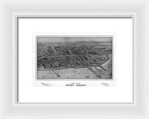 Old Map Of Coney Island 1906 - Framed Print