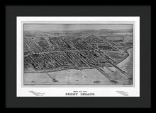 Load image into Gallery viewer, Old Map Of Coney Island 1906 - Framed Print