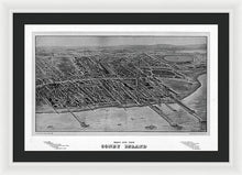 Load image into Gallery viewer, Old Map Of Coney Island 1906 - Framed Print