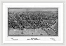 Load image into Gallery viewer, Old Map Of Coney Island 1906 - Framed Print