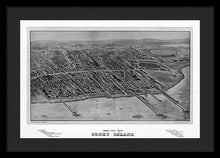 Load image into Gallery viewer, Old Map Of Coney Island 1906 - Framed Print