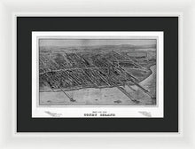 Load image into Gallery viewer, Old Map Of Coney Island 1906 - Framed Print