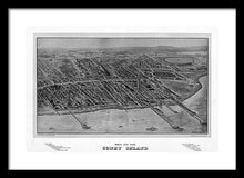 Load image into Gallery viewer, Old Map Of Coney Island 1906 - Framed Print