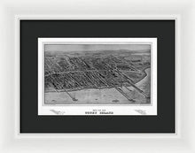 Load image into Gallery viewer, Old Map Of Coney Island 1906 - Framed Print