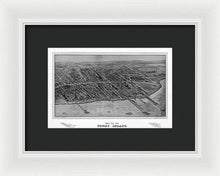 Load image into Gallery viewer, Old Map Of Coney Island 1906 - Framed Print