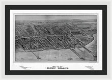 Load image into Gallery viewer, Old Map Of Coney Island 1906 - Framed Print