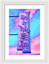 Load image into Gallery viewer, Diner Sign - Bright - Framed Print