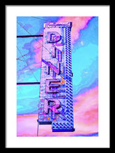 Load image into Gallery viewer, Diner Sign - Bright - Framed Print